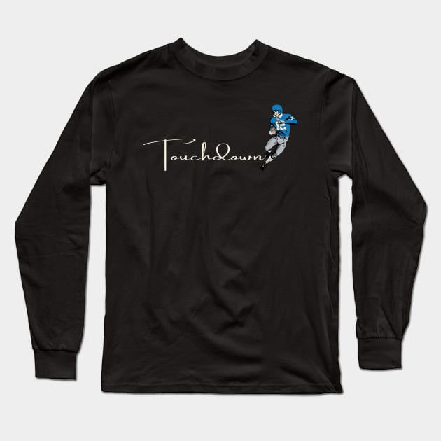 Touchdown Lions! Long Sleeve T-Shirt by Rad Love